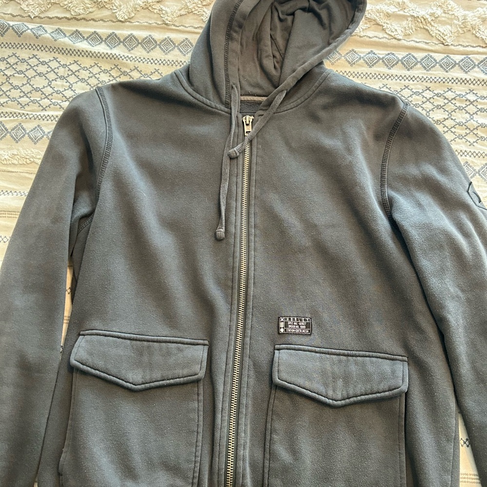 Hurley Charcoal Zipper Hoodie